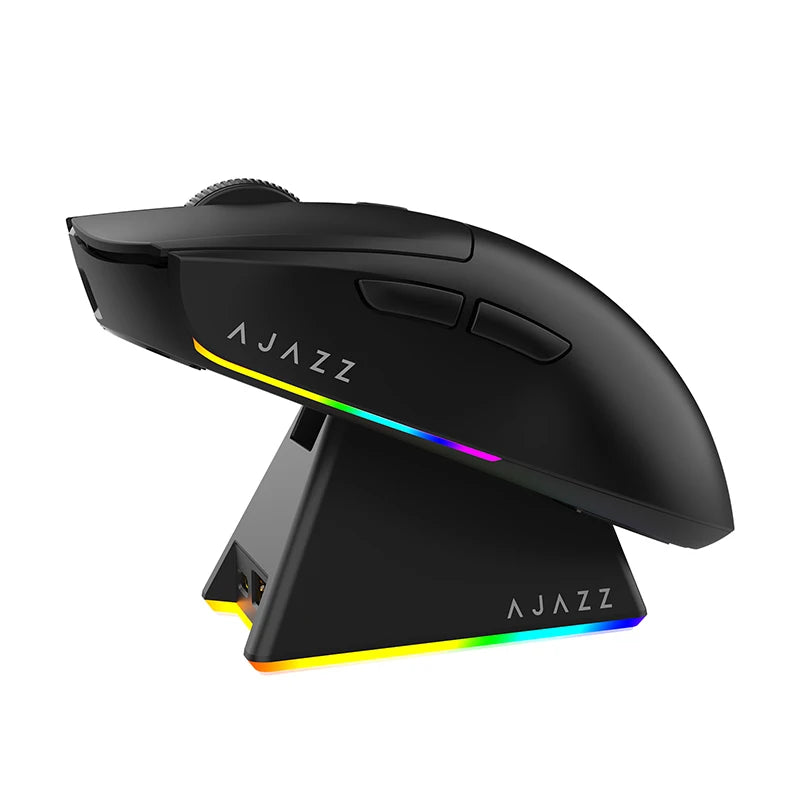 AJ139-V2-MC Tri-mode Wired/2.4GHz /BT Wireless Gaming Mouse with Dock PAW3311 Gaming Chipset 12000DPI Max