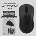 AJ139-V2-MC Tri-mode Wired/2.4GHz /BT Wireless Gaming Mouse with Dock PAW3311 Gaming Chipset 12000DPI Max